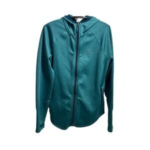 L.L. BeanTeal Green Zip Up Fleece Lined Hoodie Women's Size XS